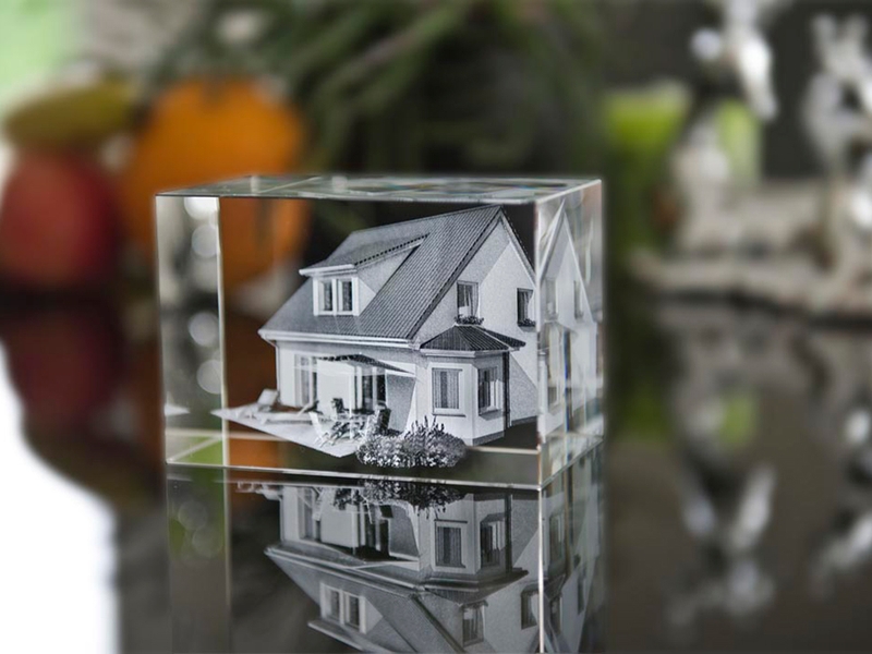 3D Kristall Haus